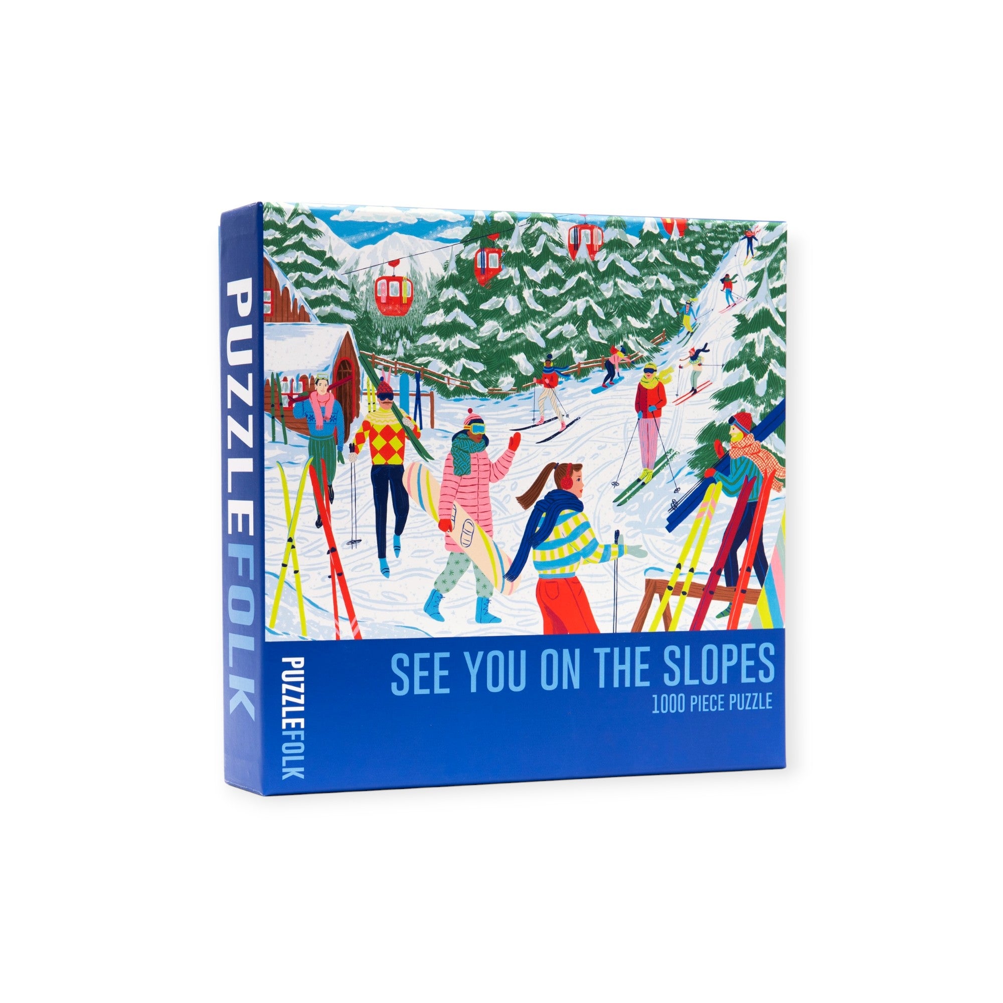 Puzzlefolk See You On The Slopes 1000 Piece Puzzle - FERAL