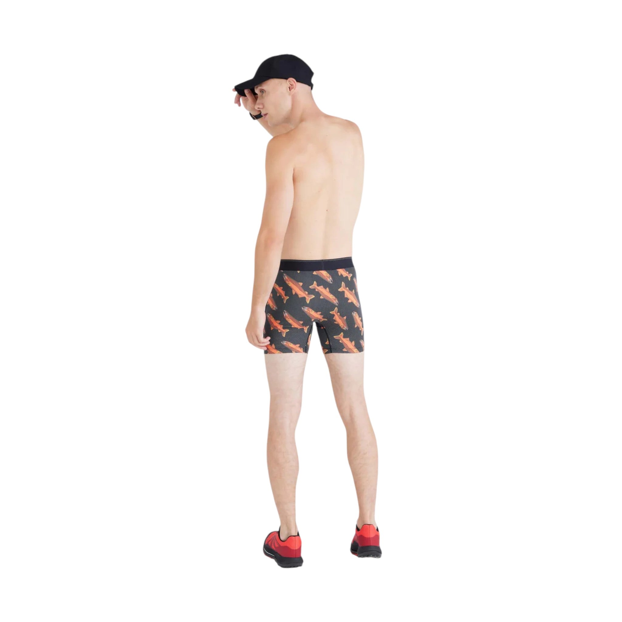 SAXX Quest Quick Dry Mesh Boxer Briefs - FERAL