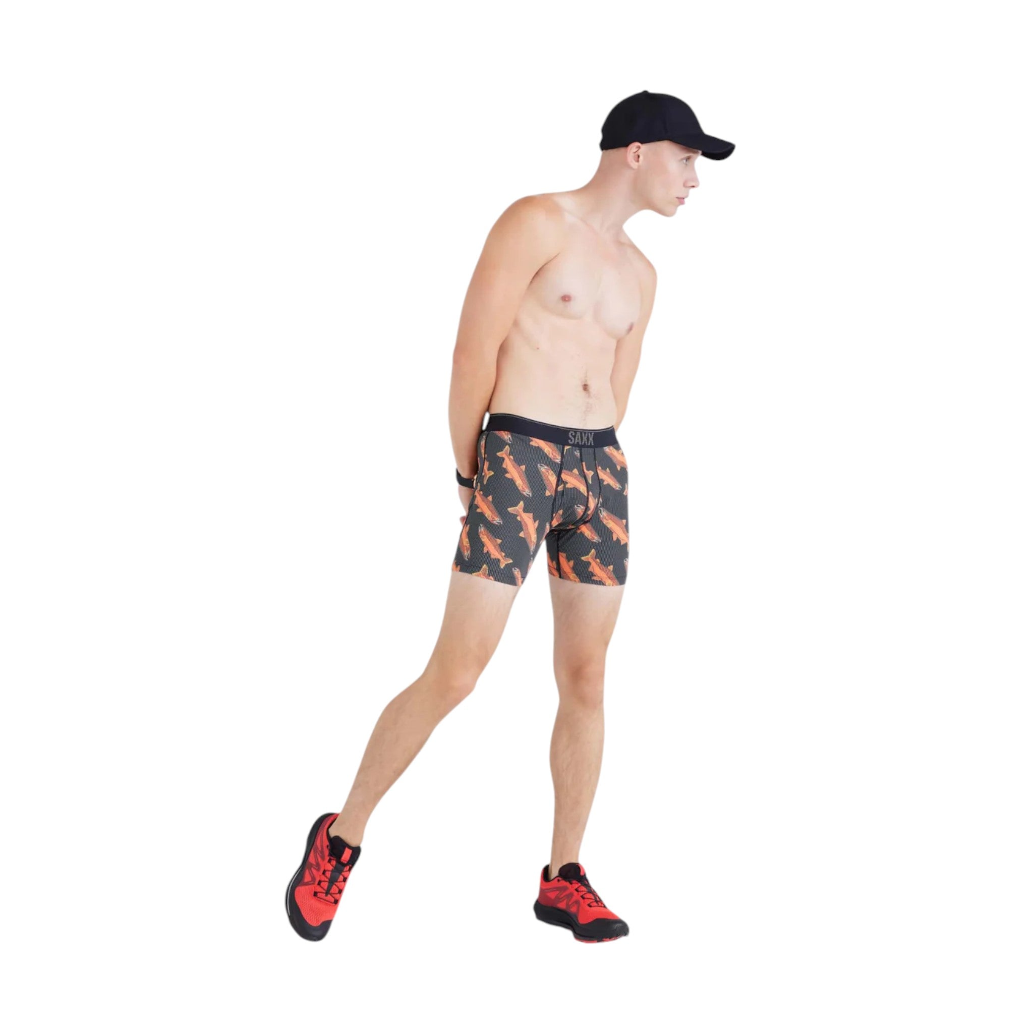 SAXX Quest Quick Dry Mesh Boxer Briefs - FERAL
