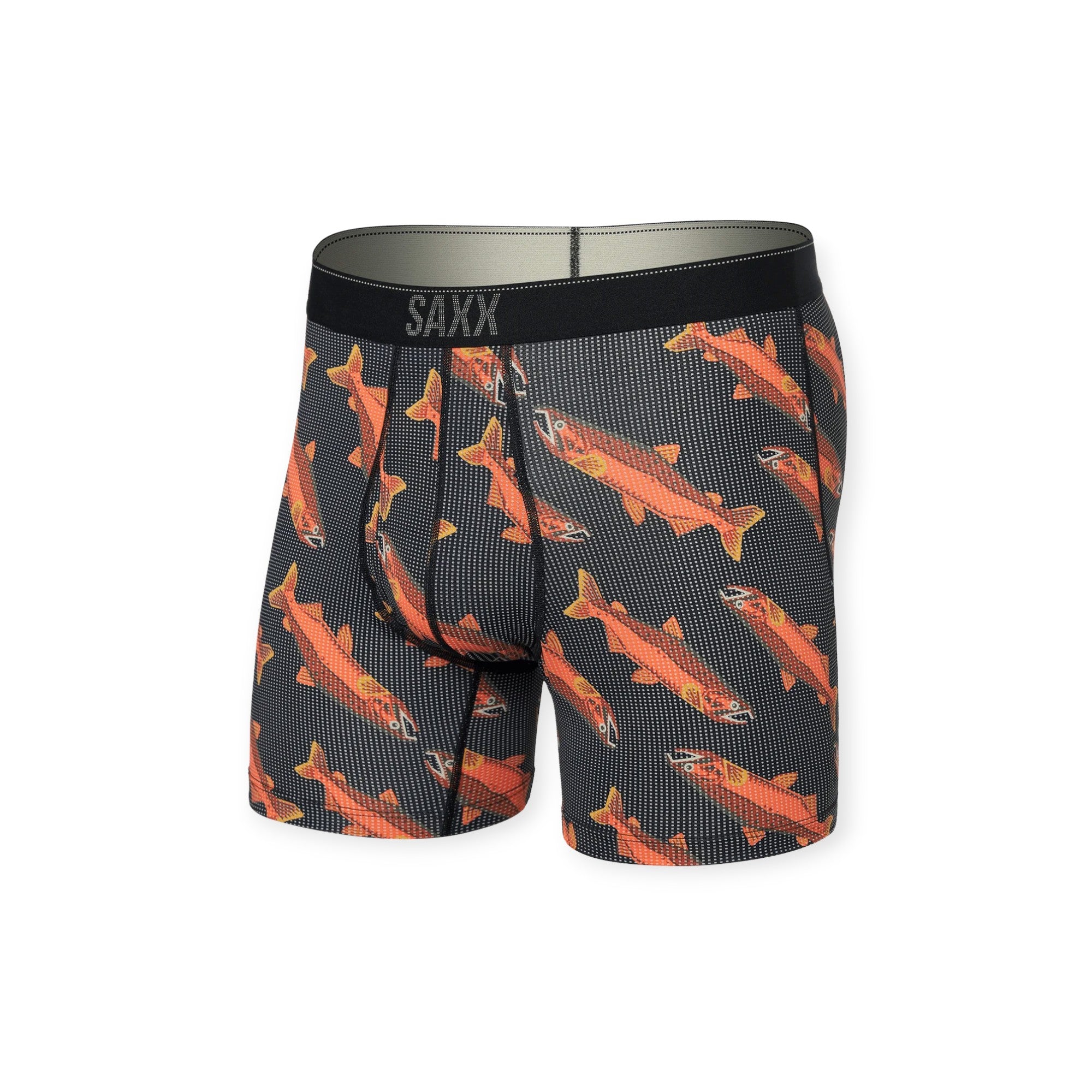 SAXX Quest Quick Dry Mesh Boxer Briefs - FERAL