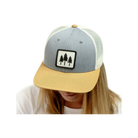 Montana Scene Tri Tone Tree Trucker Hat - FERAL