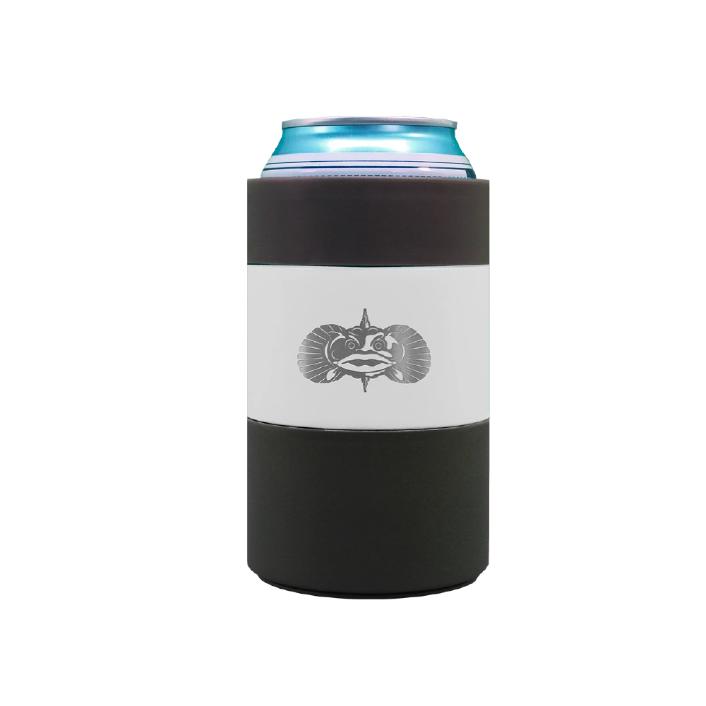 Toadfish Non-Tipping Can Cooler White | Black - FERAL