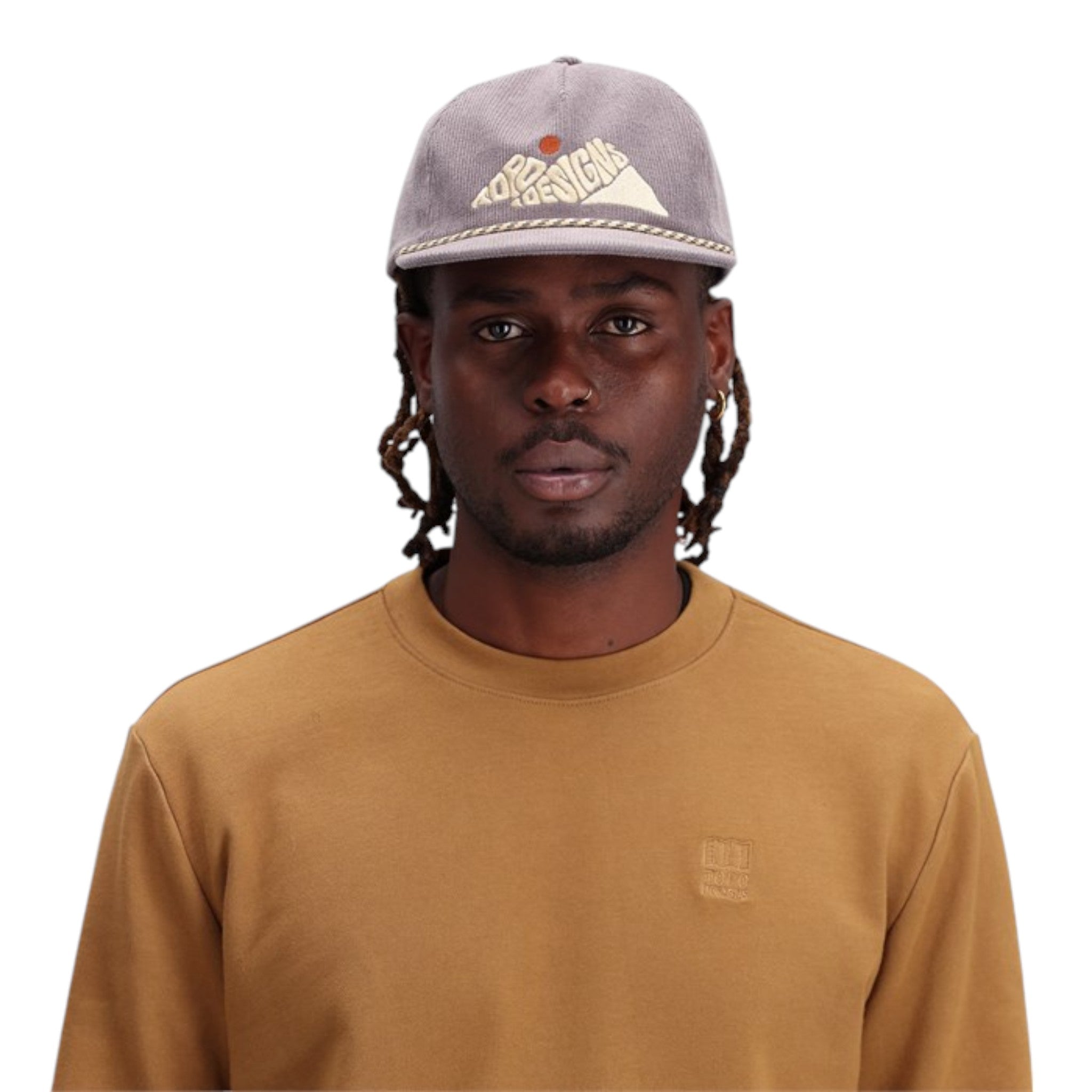 Topo Designs Rugged Peaks Corduroy Trucker Hat - FERAL