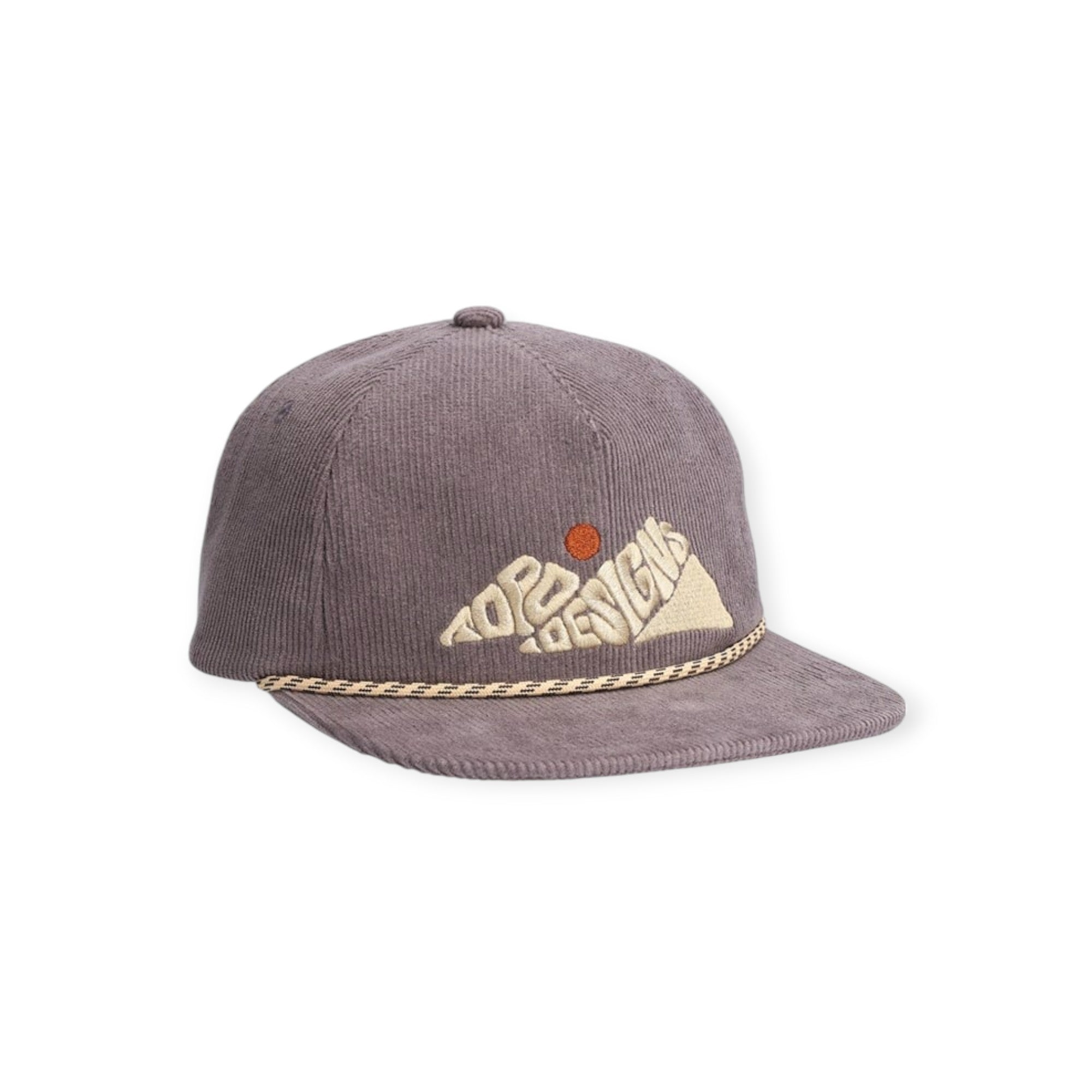 Topo Designs Rugged Peaks Corduroy Trucker Hat - FERAL