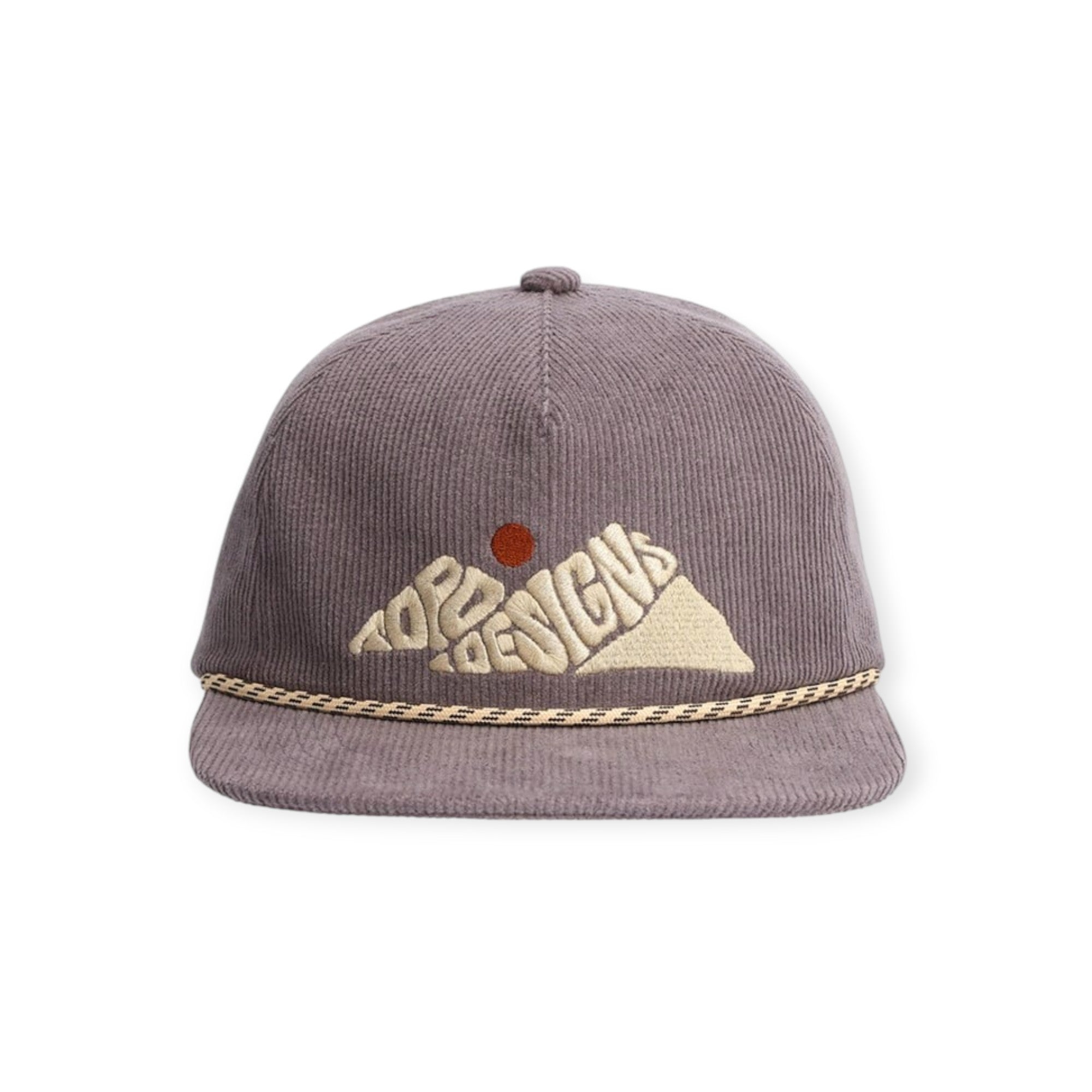 Topo Designs Rugged Peaks Corduroy Trucker Hat - FERAL