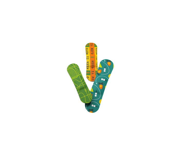 Welly Bravery Badges - Camping - FERAL