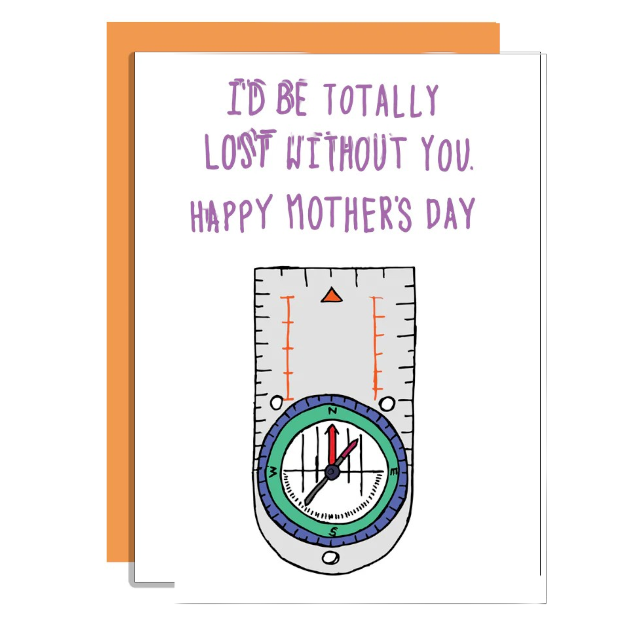 Wild Lettie Lost Without You Greeting Card - FERAL