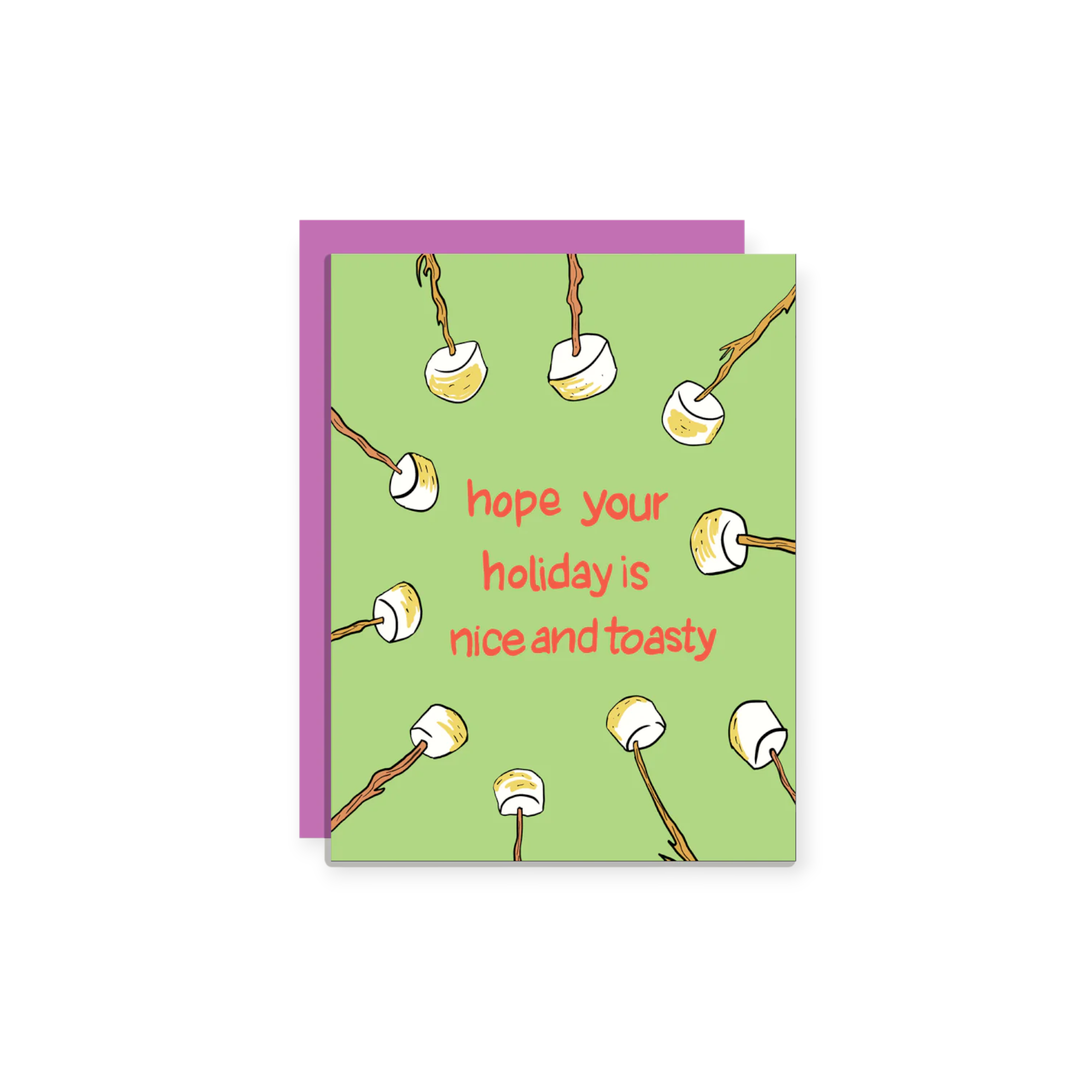 Wild Lettie Nice and Toasty Greeting Card - FERAL