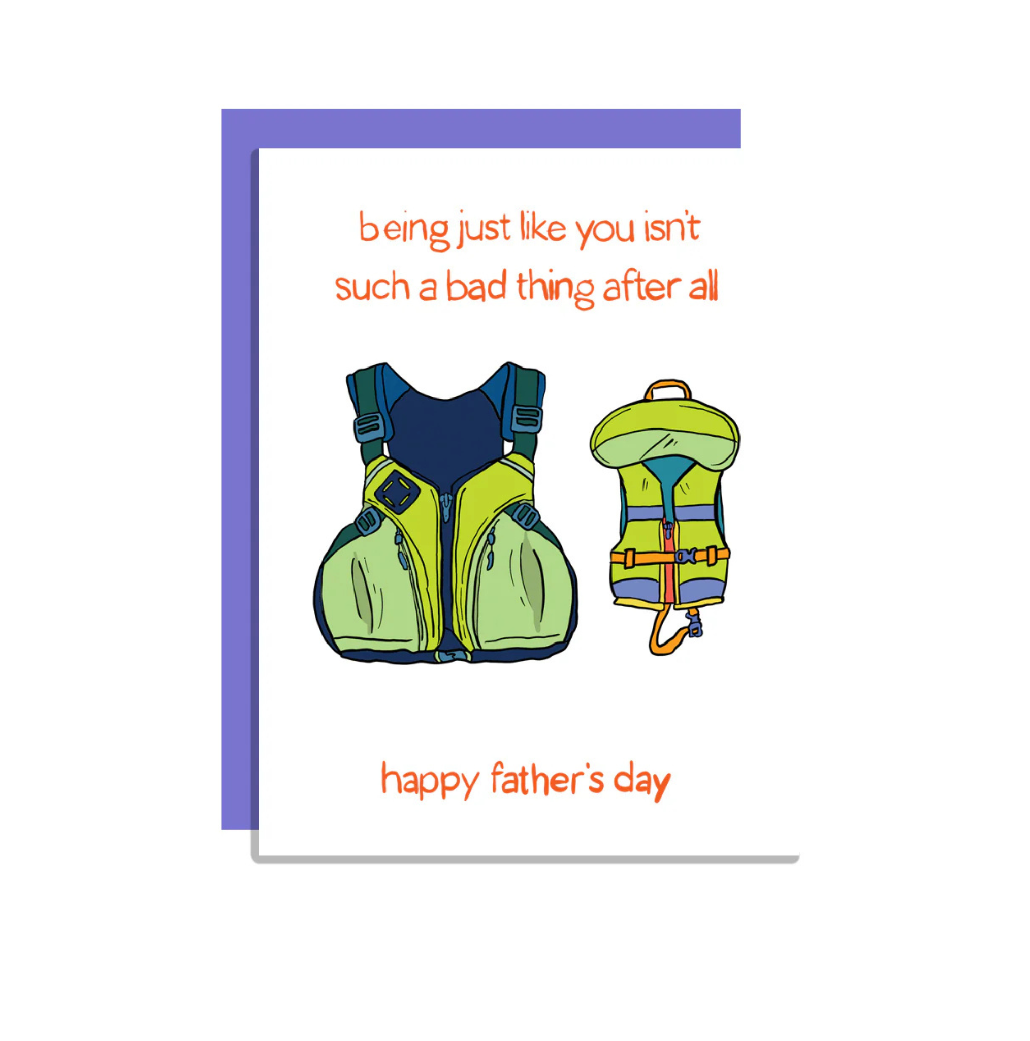 Wild Lettie Bad Thing Dad Greeting Card - FERAL