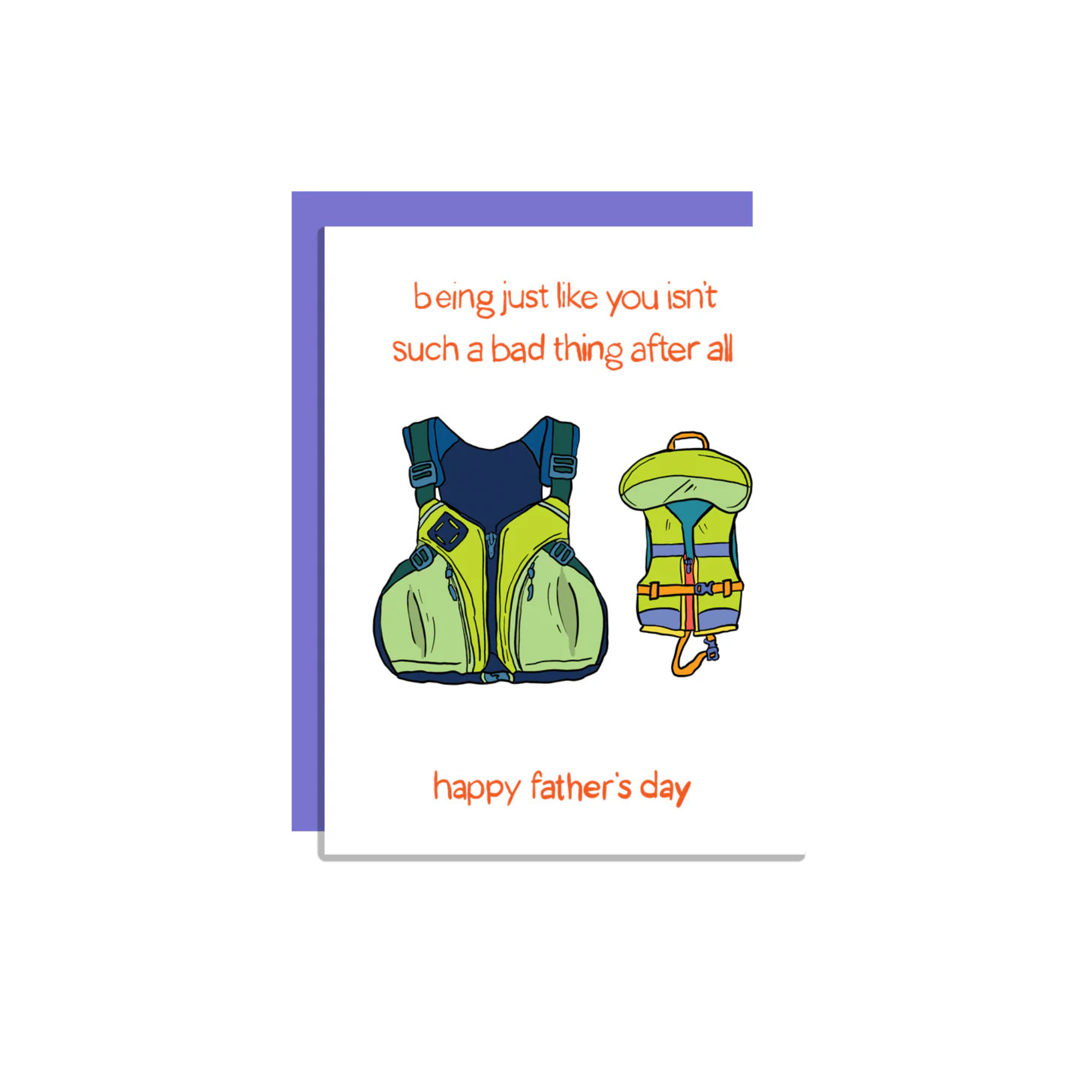 Wild Lettie Bad Thing Dad Greeting Card - FERAL