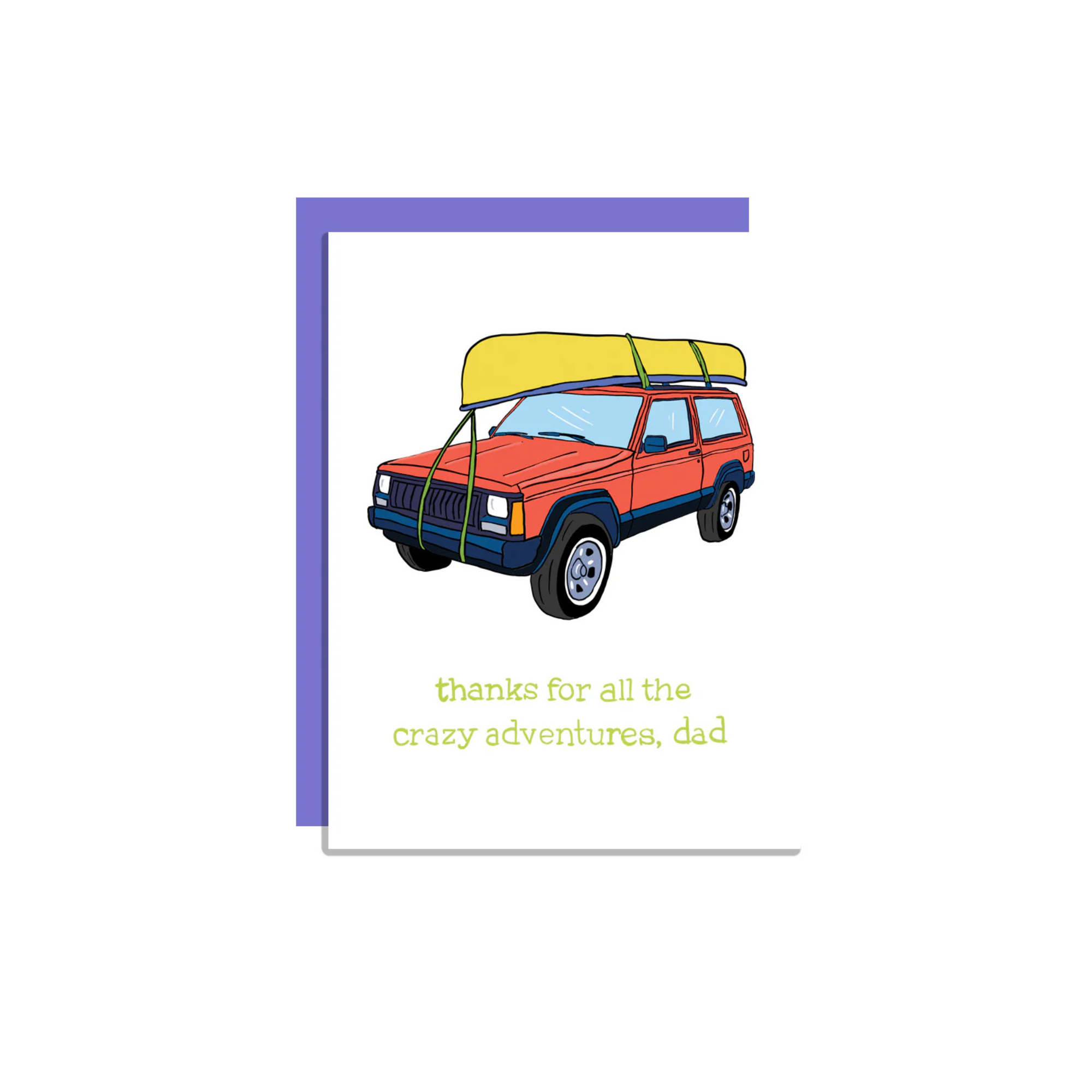 Wild Lettie Crazy Adventures Greeting Card - FERAL