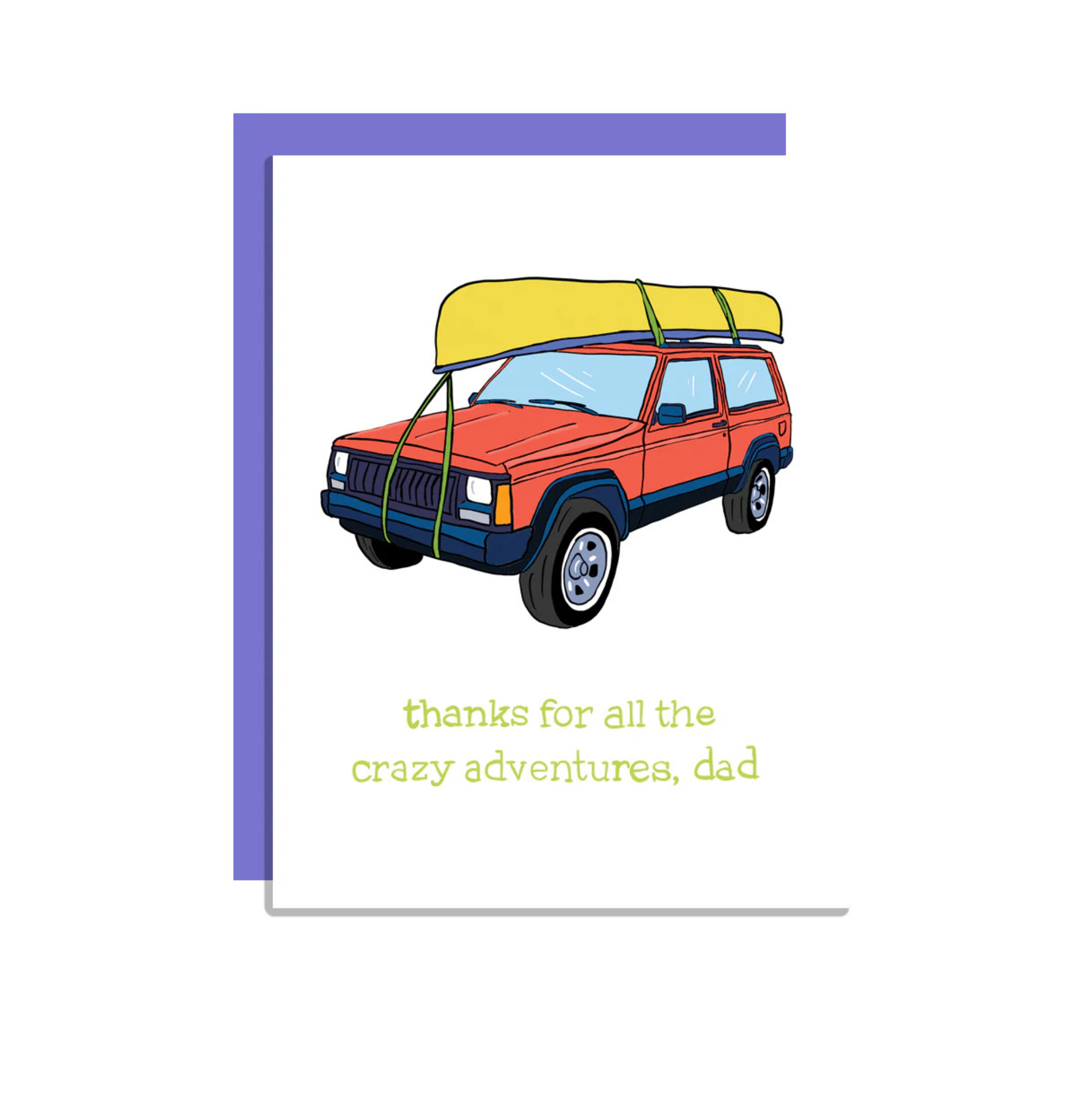 Wild Lettie Crazy Adventures Greeting Card - FERAL