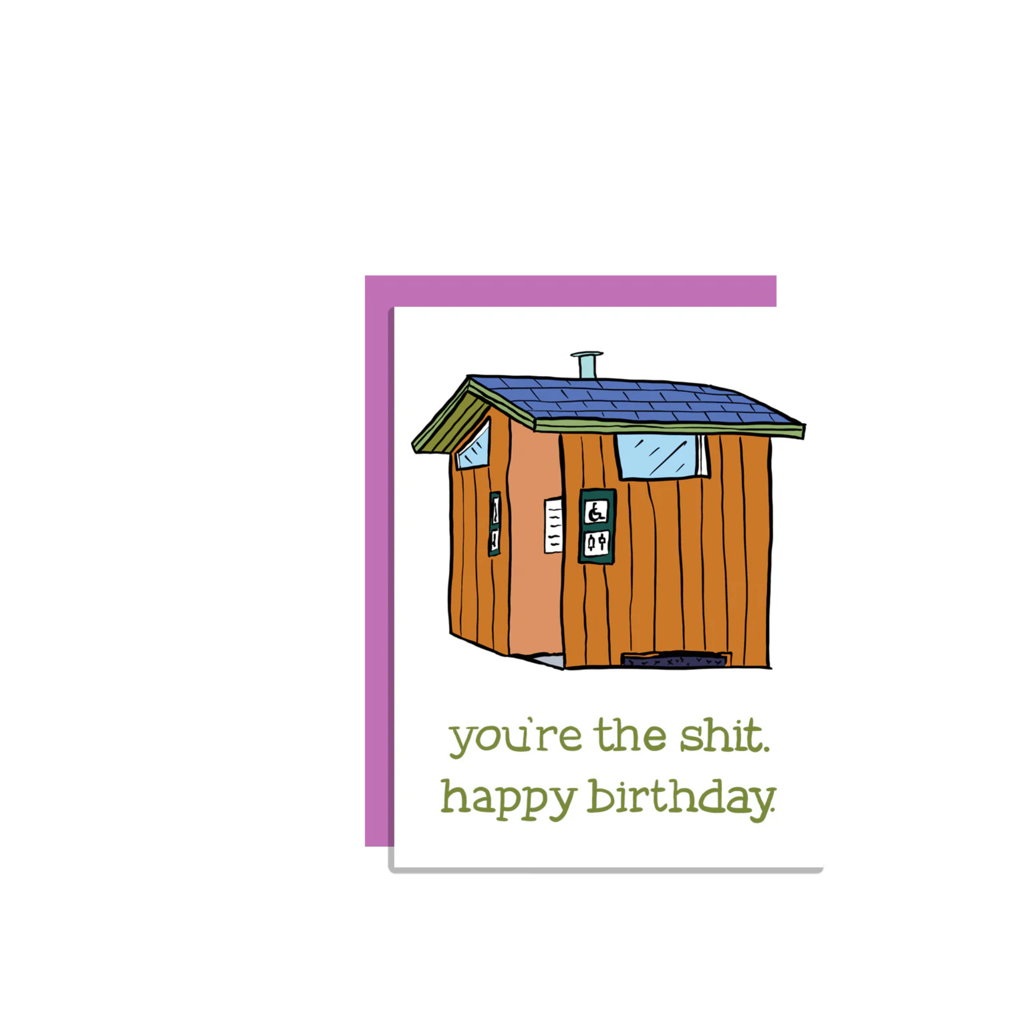 Wild Lettie Good S#!T Greeting Card - FERAL