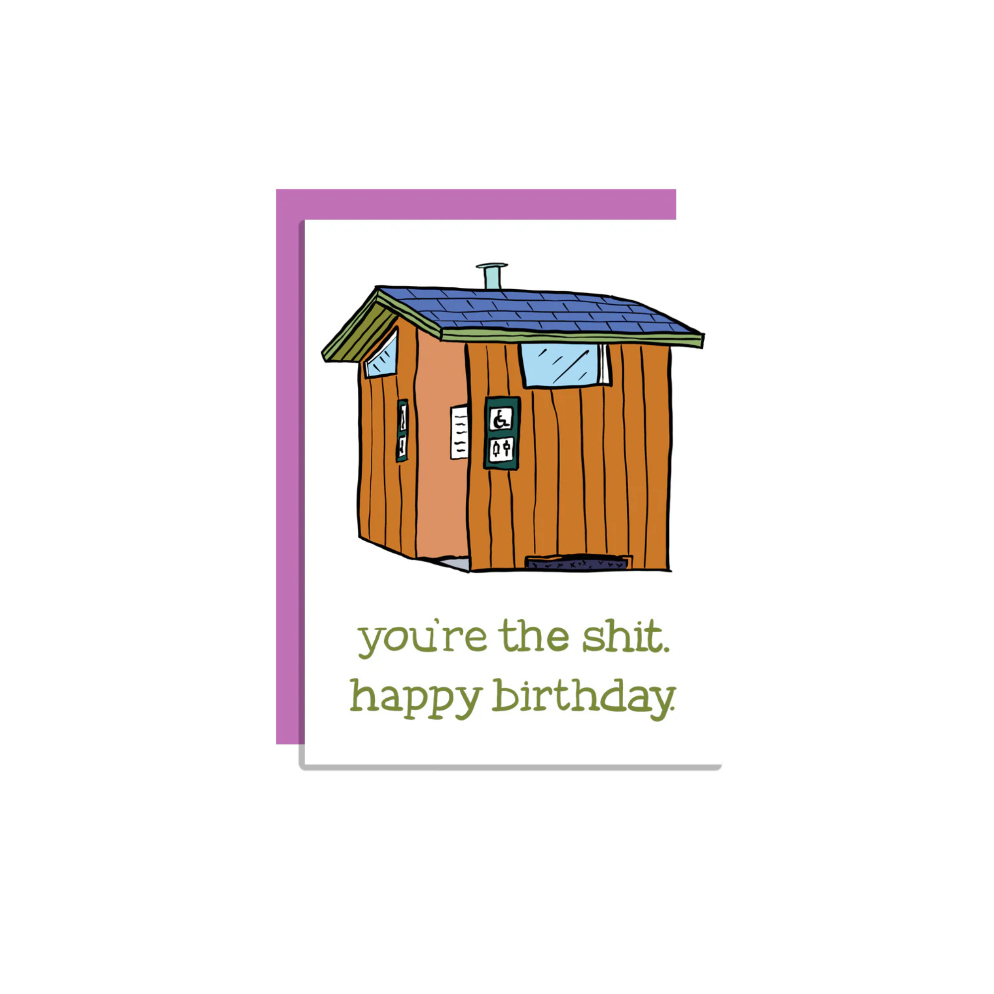Wild Lettie Good S#!T Greeting Card - FERAL