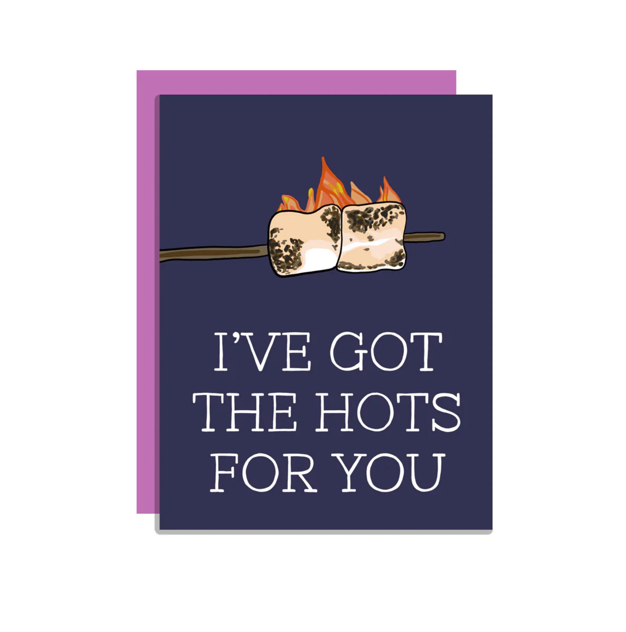 Wild Lettie Hots For You Greeting Card - FERAL