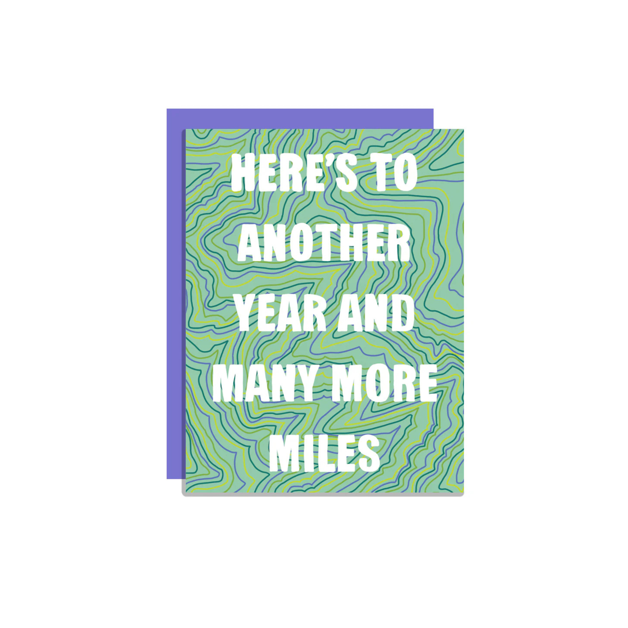 Wild Lettie Many More Miles Greeting Card - FERAL