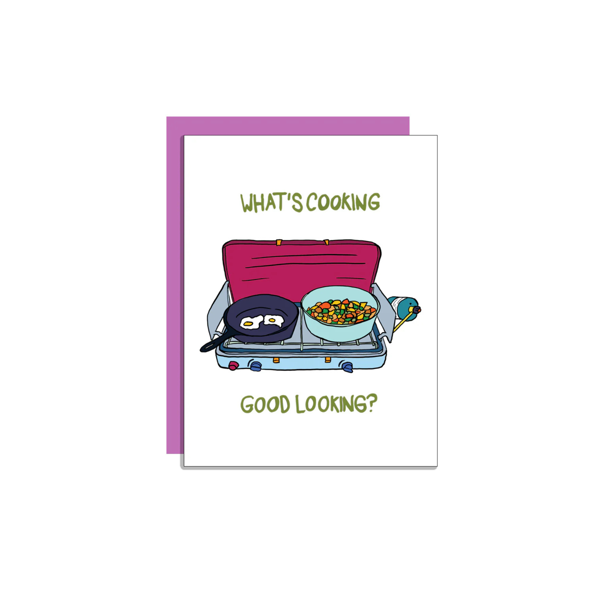 Wild Lettie What's Cooking Card Greeting Card - FERAL