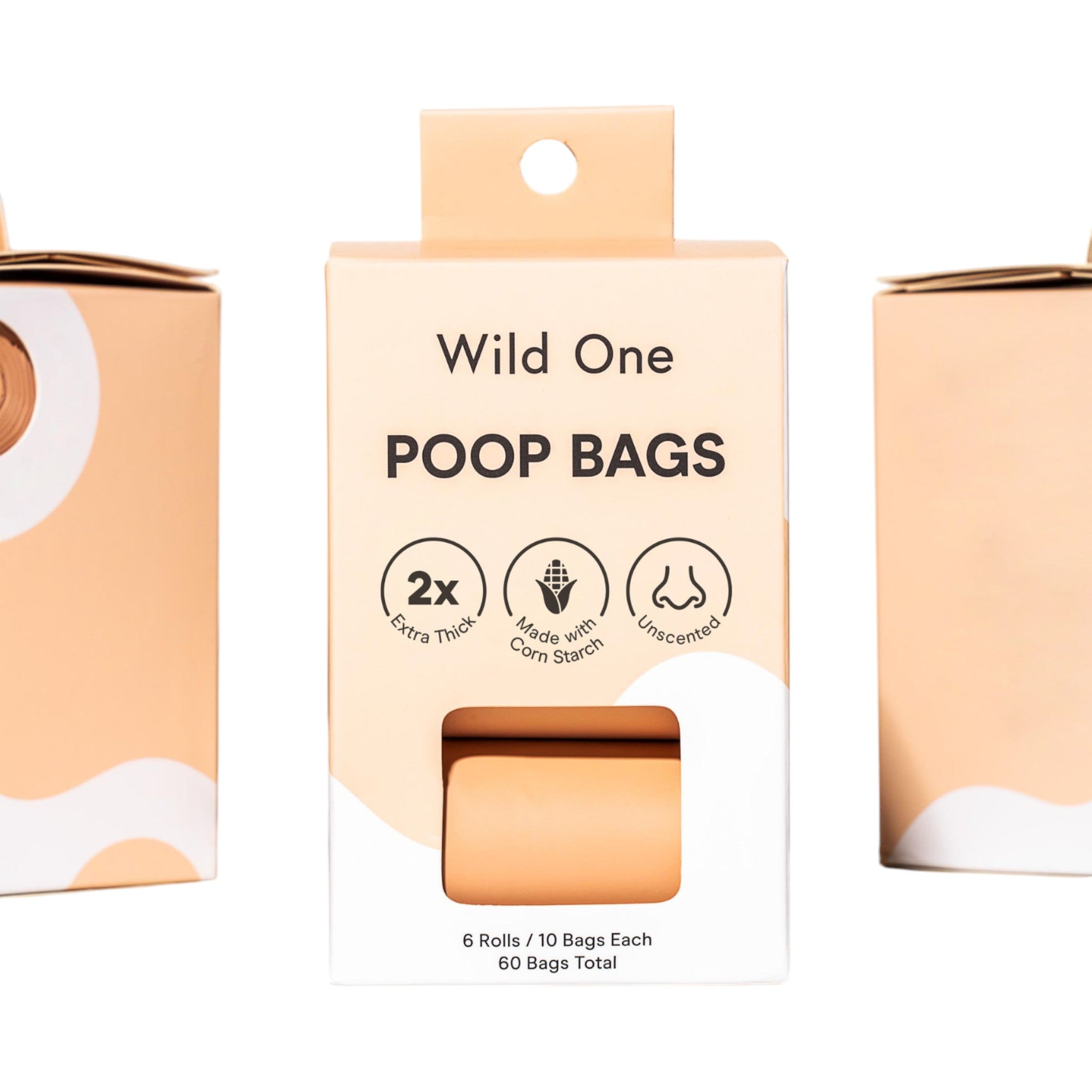 Wild One Eco-Friendly Dog Poop Bags - 6 Rolls - FERAL
