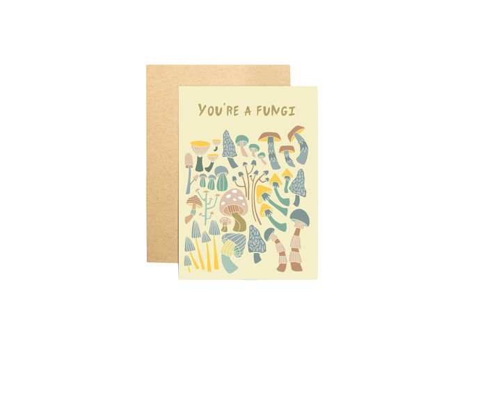 Woosah Outfitters Fungi Greeting Card - FERAL