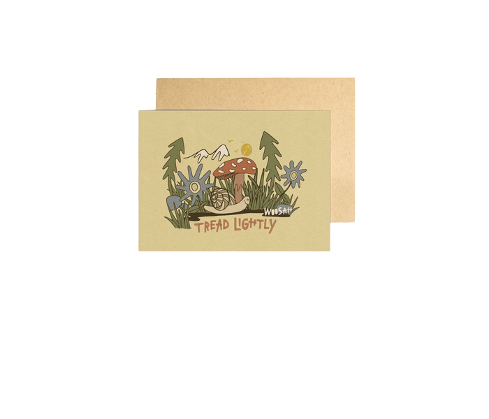 Woosah Outfitters Tread Lightly Card - FERAL