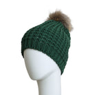 Leto Accessories Textured Beanie With Pom Pom - FERAL