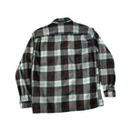 Patagonia Men's Fjord Organic Cotton Midweight Flannel Shirt Red/Grey Large USED - FERAL