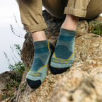 Darn Tough Men's Light Hiker No Show Lightweight with Cushion Socks
