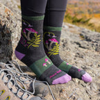 Darn Tough Women's Mellow Mushroom Micro Crew Lightweight Cushion Hiking Socks