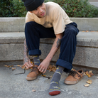 Darn Tough Men's Spey Fly Crew Lightweight Lifestyle Socks - FERAL
