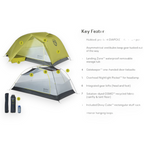NEMO Dragonfly OSMO 2 Person Tent - FERAL