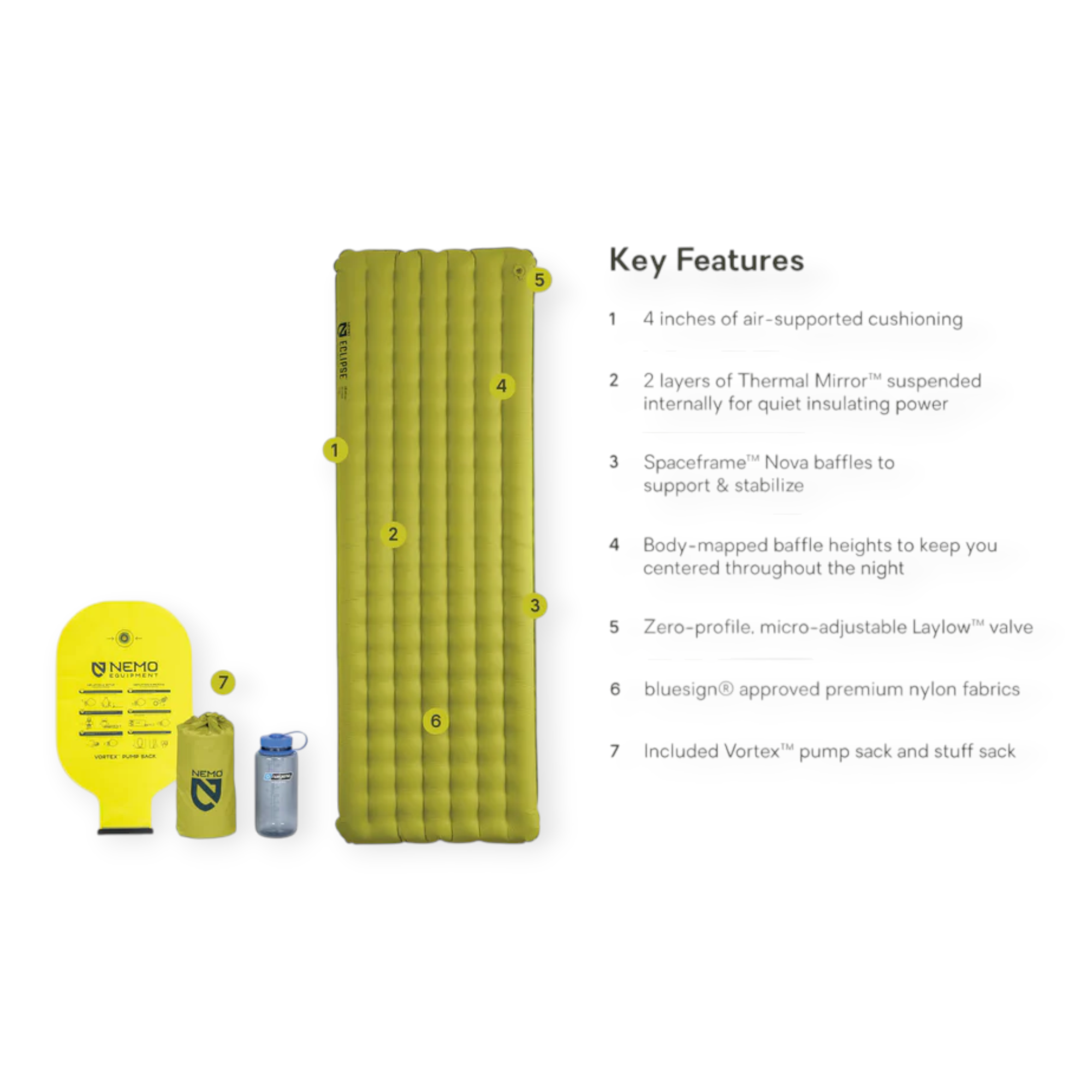 NEMO Eclipse All-Season Lightweight Insulated Sleeping Pad - FERAL