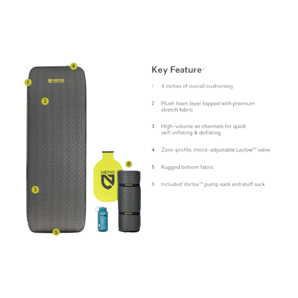 NEMO Roamer Self-Inflating Mattress - FERAL