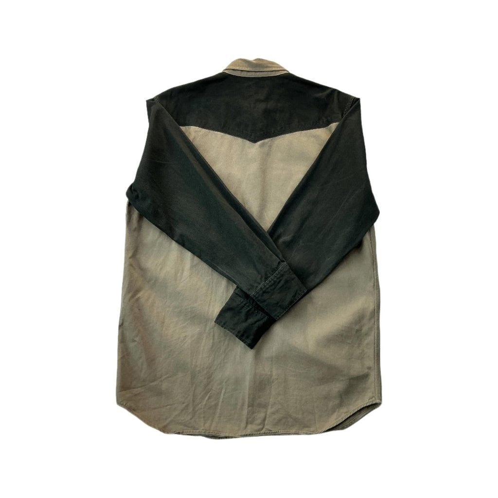 Carhartt Men's Work Wear Long Sleeve Shirt Tan/Black XL Tall USED - FERAL