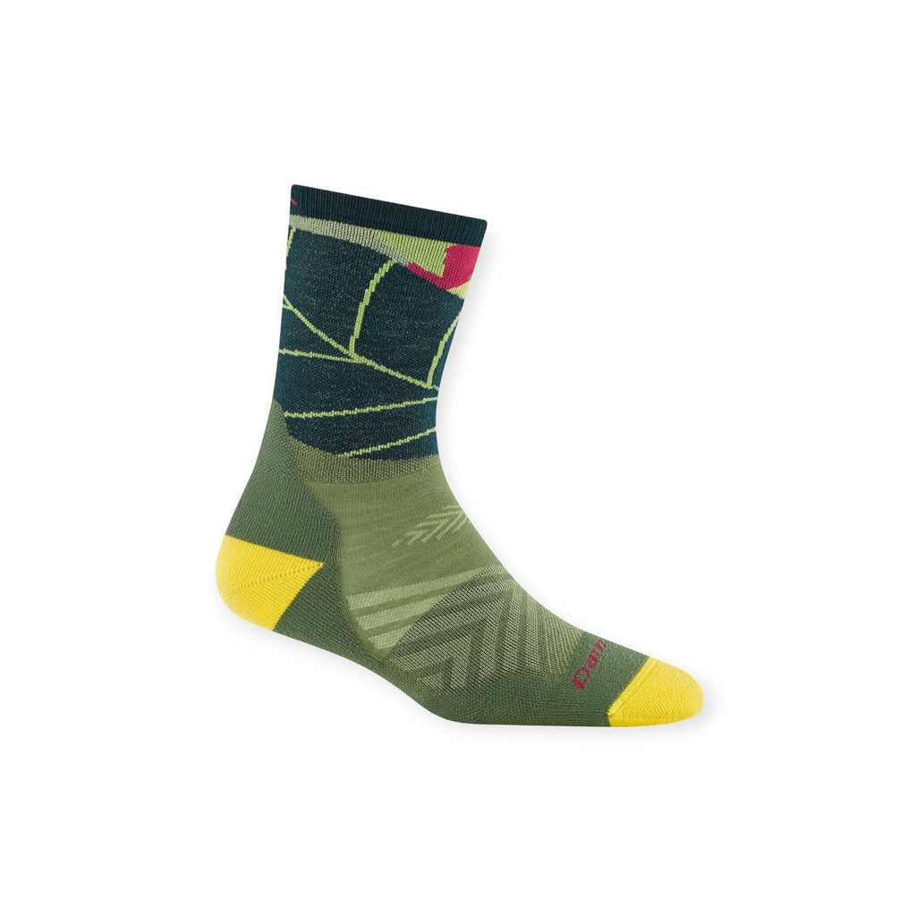 Darn Tough Women's Run Wild Micro Crew Ultra-Lightweight Cushion Running Socks - FERAL