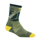 Darn Tough Women's Run Wild Micro Crew Ultra-Lightweight Cushion Running Socks - FERAL