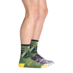 Darn Tough Women's Run Wild Micro Crew Ultra-Lightweight Cushion Running Socks - FERAL
