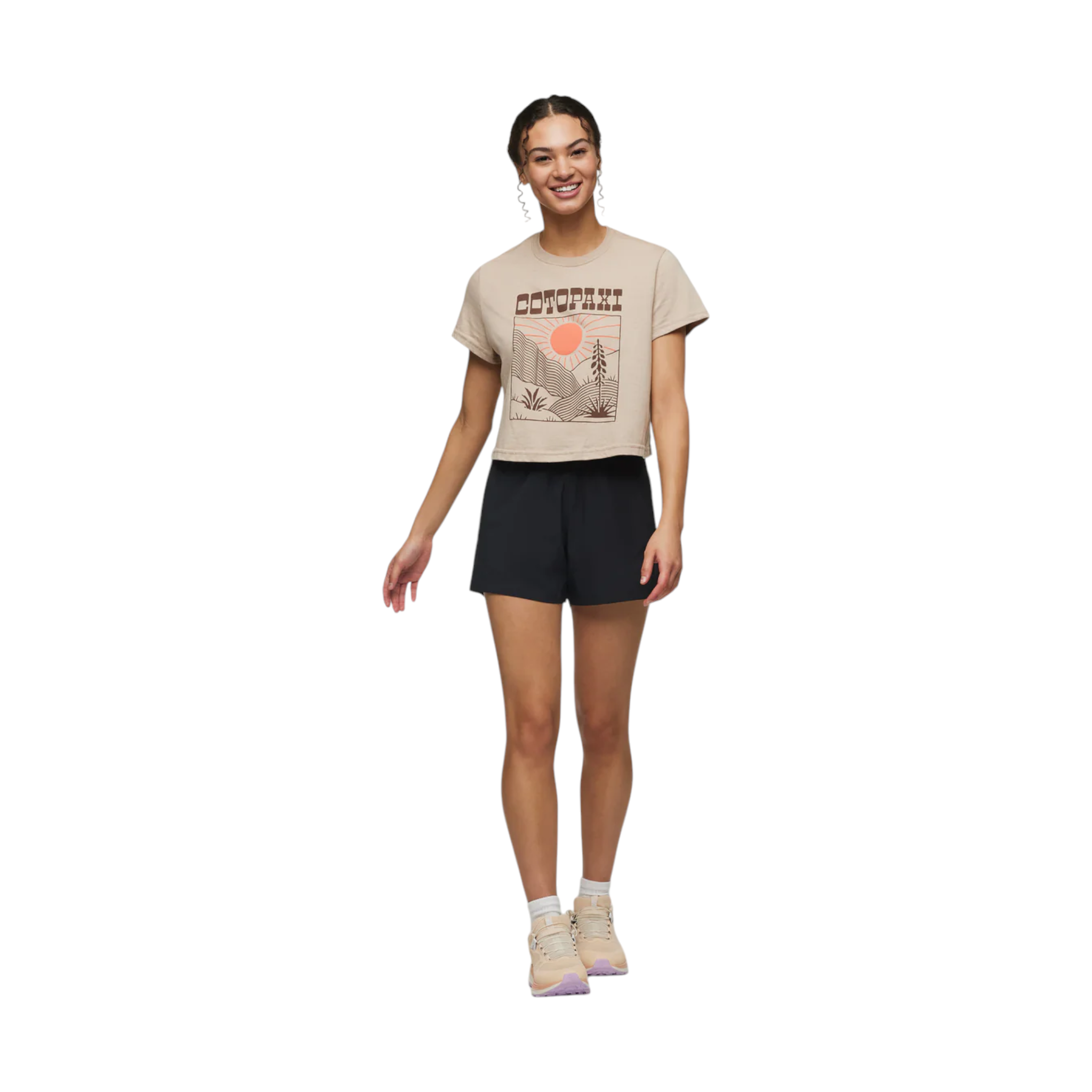 Cotopaxi Women's Western Hills Crop T-Shirt - FERAL
