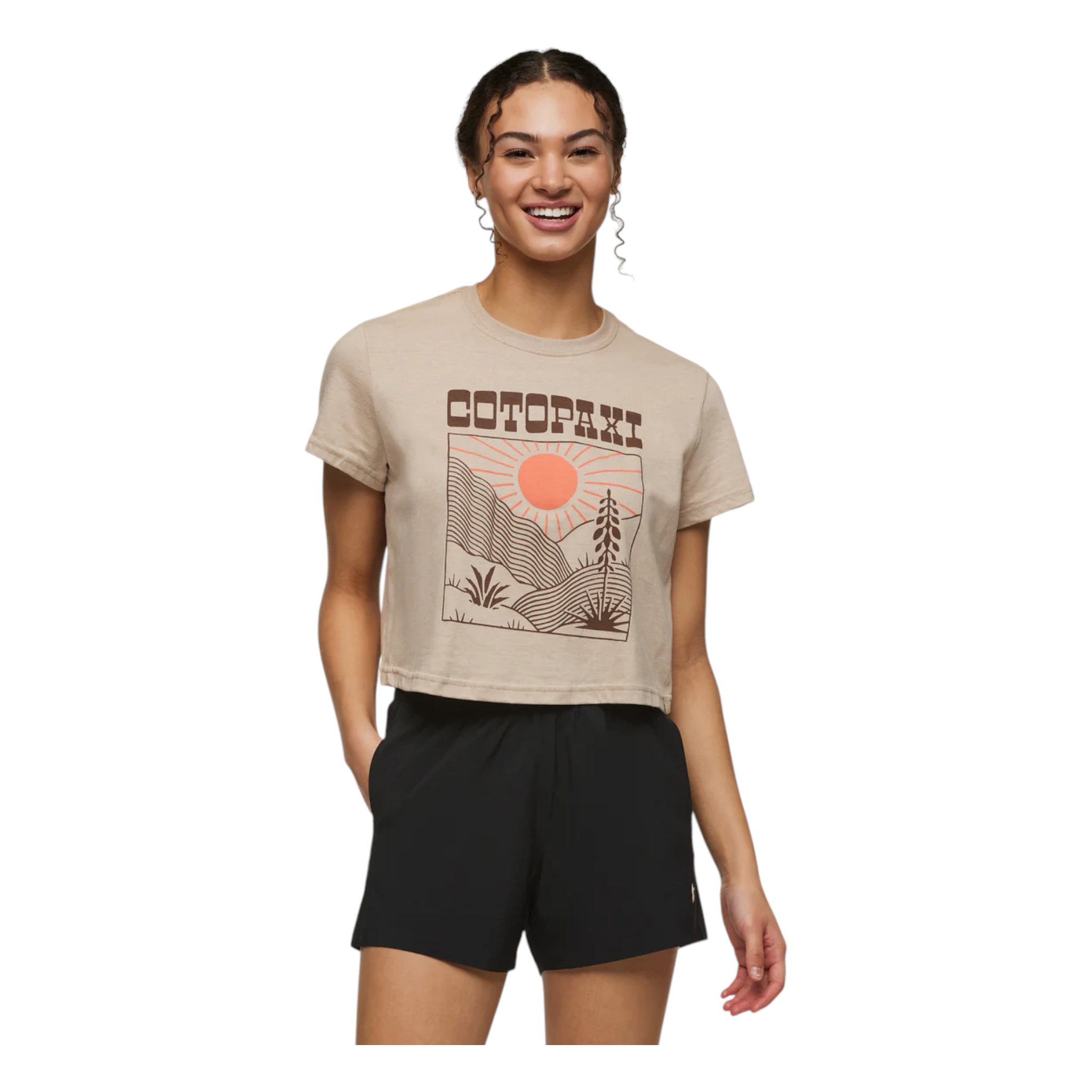 Cotopaxi Women's Western Hills Crop T-Shirt - FERAL