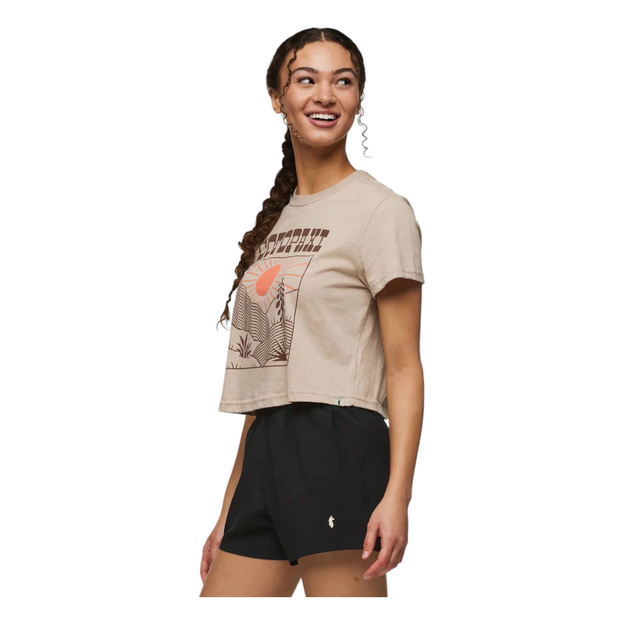 Cotopaxi Women's Western Hills Crop T-Shirt - FERAL