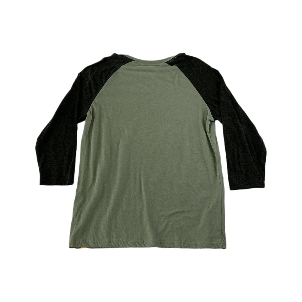 Cotopaxi Men's Llama Baseball Shirt Green Small USED - FERAL