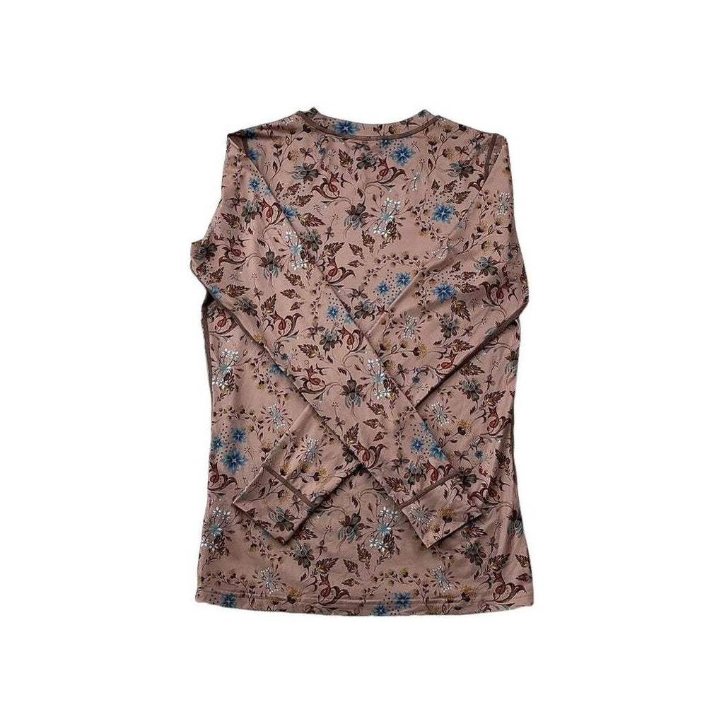 Kari Traa Women's Fryd Base Layer Top Floral Pink Medium USED - FERAL