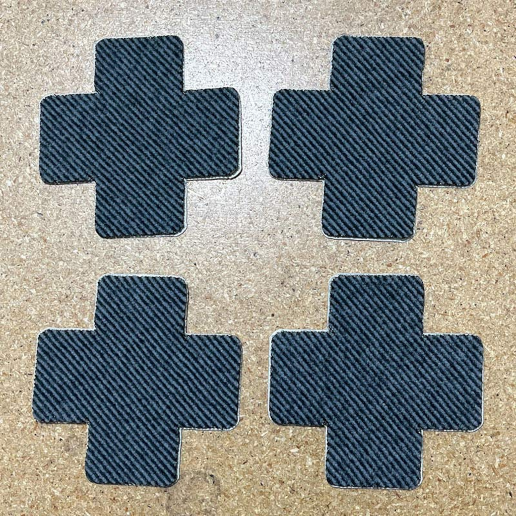 NoSo Polartec Powergrid Fleece Ribbed Patch - FERAL