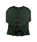Lululemon Women's Rulu Reflective Running Long Sleeve Shirt Green Size 8 USED - FERAL