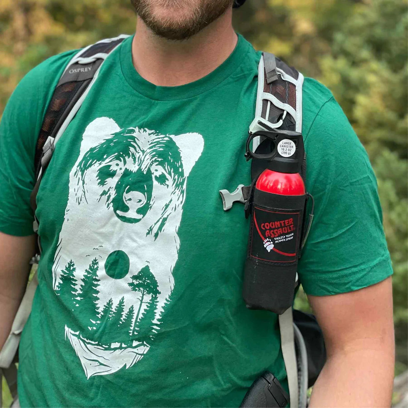 Counter Assault Universal Belt Holster for Bear Spray - FERAL