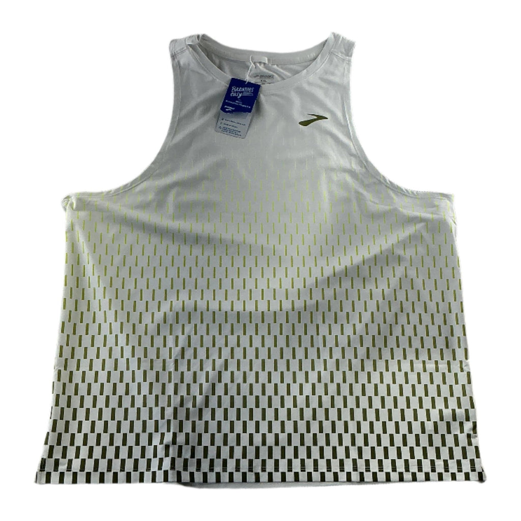 Brooks Men's Atmosphere Single 2.0 Shirt White XXL USED - FERAL
