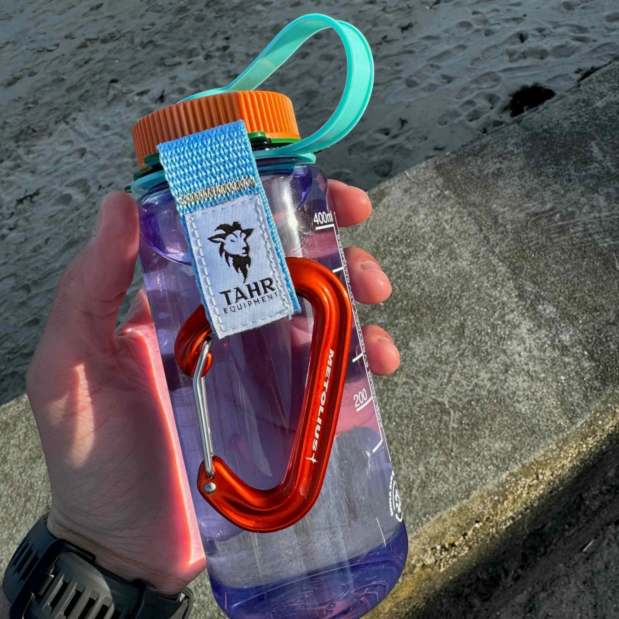 TAHR Equipment Cap Strap for Nalgene Wide Mouth 16 oz. - FERAL