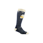 Darn Tough Kids' Polar Bear Over-the-Calf Midweight Ski & Snowboard Sock - FERAL