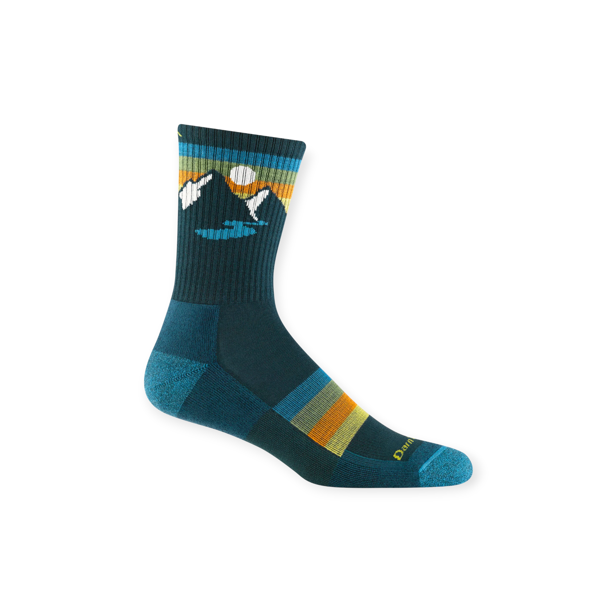 Darn Tough Sunset Ridge Micro Crew Lightweight Hiking Socks - FERAL