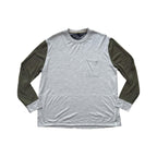 Smartwool Men's 100% Merino Long Sleeve Crew Grey/Green Large USED - FERAL
