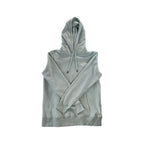 North Face Women's Hoodie Top Light Blue Medium USED - FERAL